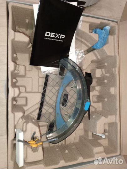Робот пылесос моющий dexp
