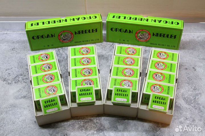 Иглы для оверлока Organ Needles DCx27