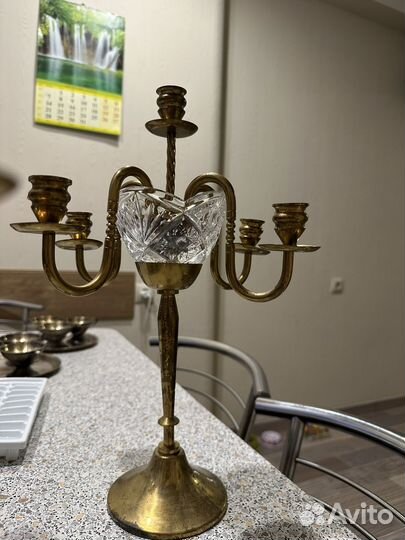 Подсвечник латунь бронза СССР