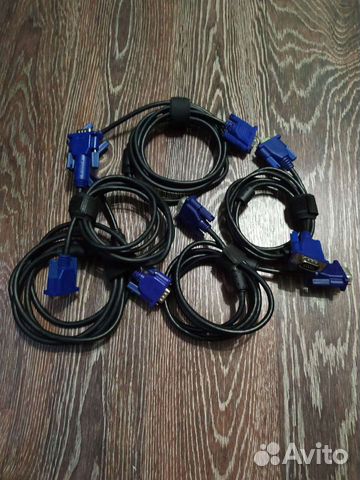 Кабель vga,hdmi,dvi-d, displayport разные для пк
