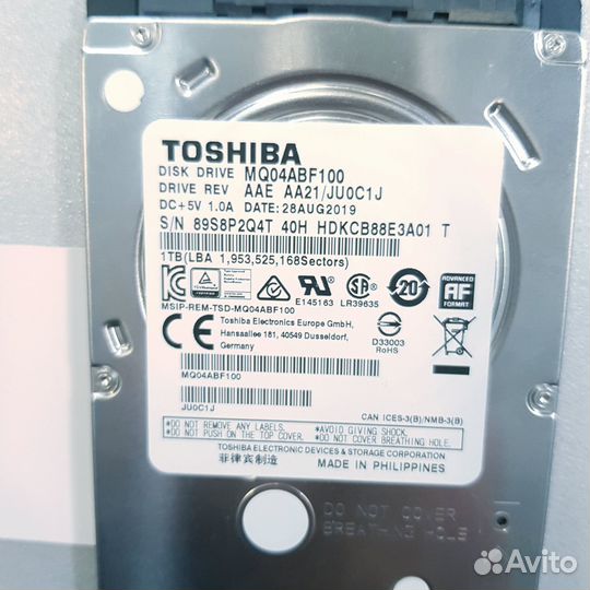 HDD 2.5 toshiba MQ04ABF100 1000,2 GB #1