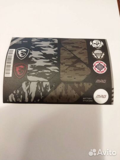 Наклейки MSI, intel