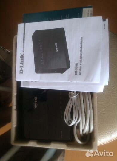 Adsl2+маршрутизатор D-Link DSL-2640U