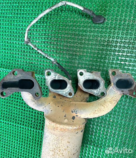 Выпускной коллектор катализатор на Opel Corsa C