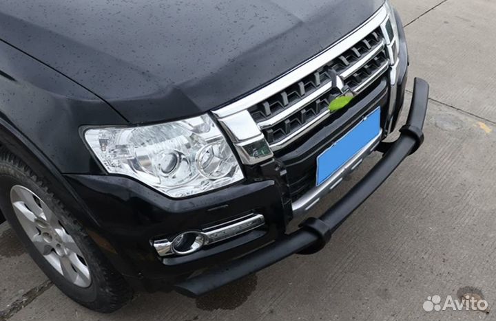 Защита бампера Mitsubishi Pajero