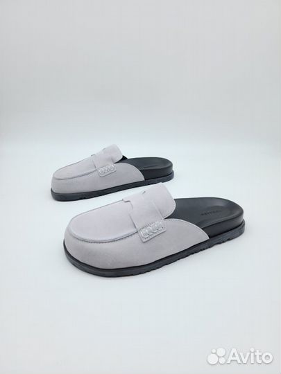 Сабо замшевые Hermes