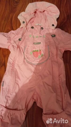 Верхняя одежда девочке 0-3мес