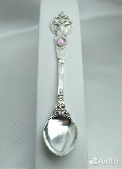 Серебряная ложечка с гербом
