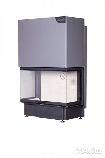 Камин Экокамин дельта 1000 три стекла принтинг