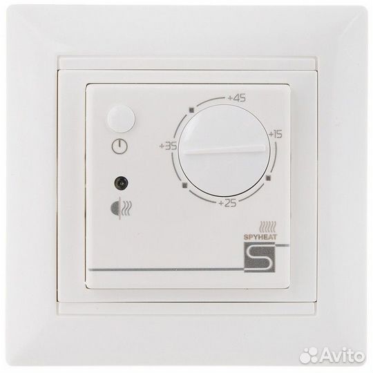 Регулятор ETL-308 в рамку Valena. Белый/черный/беж