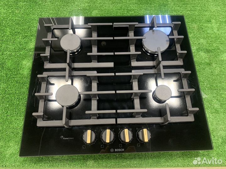 Газовая варочная панель Bosch PPP6A6C90R, черный
