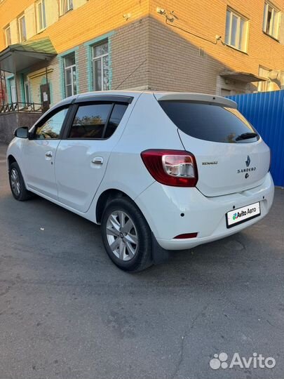 Renault Sandero 1.6 AT, 2018, 130 000 км