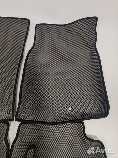 3D эва коврики c бортами hyundai solaris I + рест