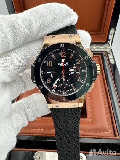 Часы мужские Hublot big bang gold