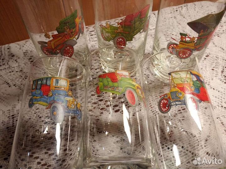 Синий вазы цветное стекло