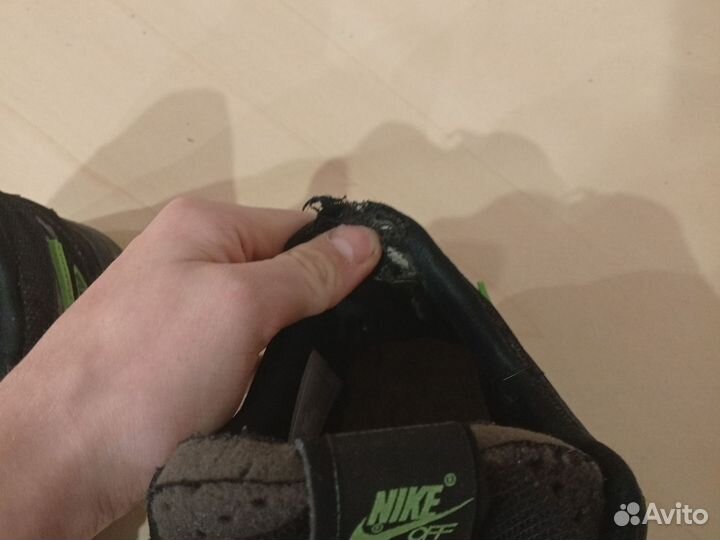 Nike off white rubber