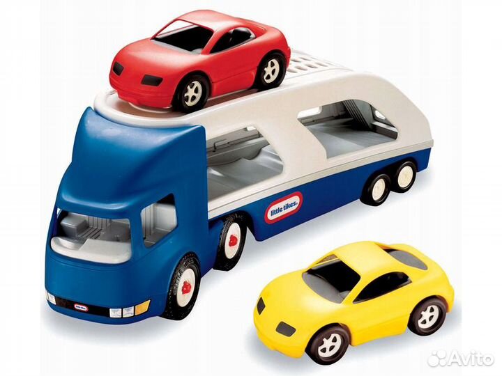 Большой автовоз с машинками Little Tikes