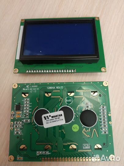 Arduino LCD дисплеи 12864 B на KS0107, LCD 2002