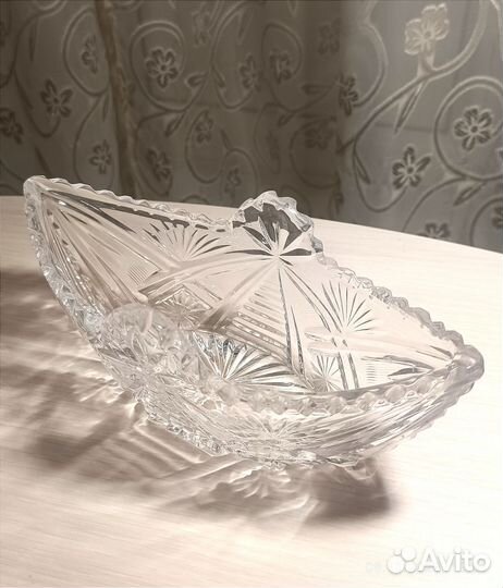 Хрустальная конфетница СССР