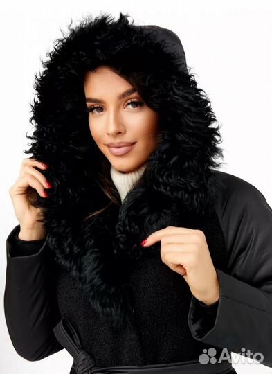 Женское зимнее пальто 54-58 новое