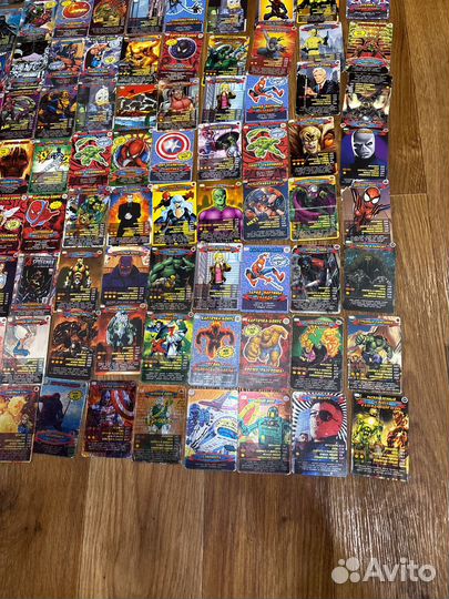 Карточки человек паук герои и злодеи