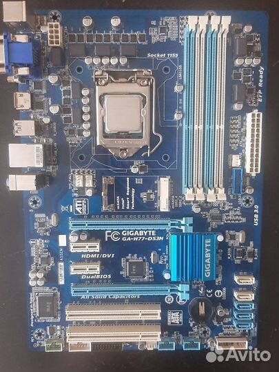 Материнская плата 1155 с процессором