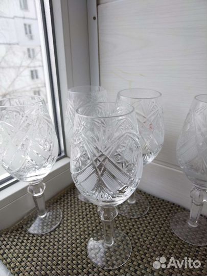 Хрустальные фужеры СССР