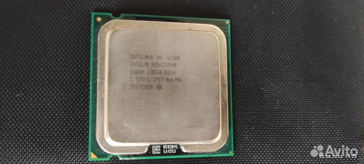 Процессор intel pentium e6500