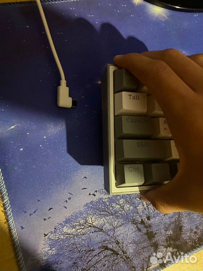 Механическая клавиатура Red dragon fizz k617 RGB