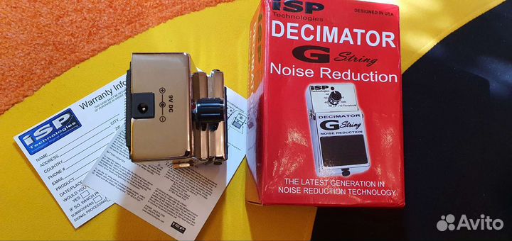 Гитарная педаль ISP Decimator G-string шумодав