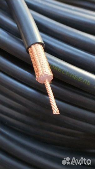 Кабель радиочастотный RG-213/U, бухтами по 100м