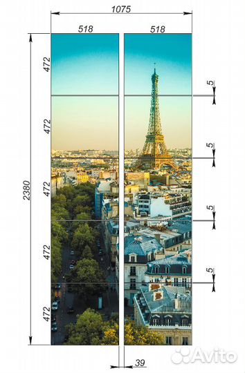 Стеклянное панно