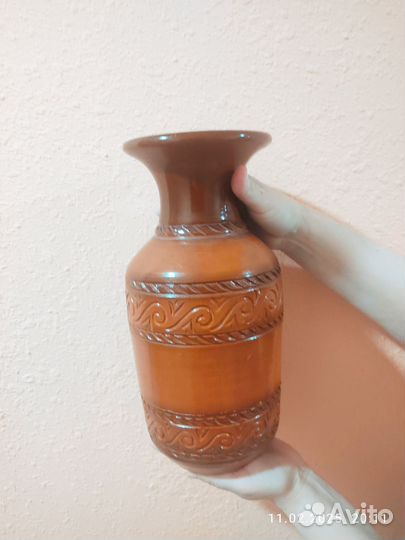 Керамическая напольная ваза