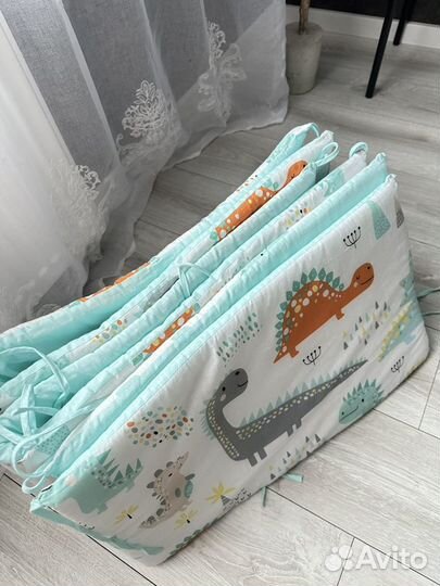 Бортики в детскую кроватку бу