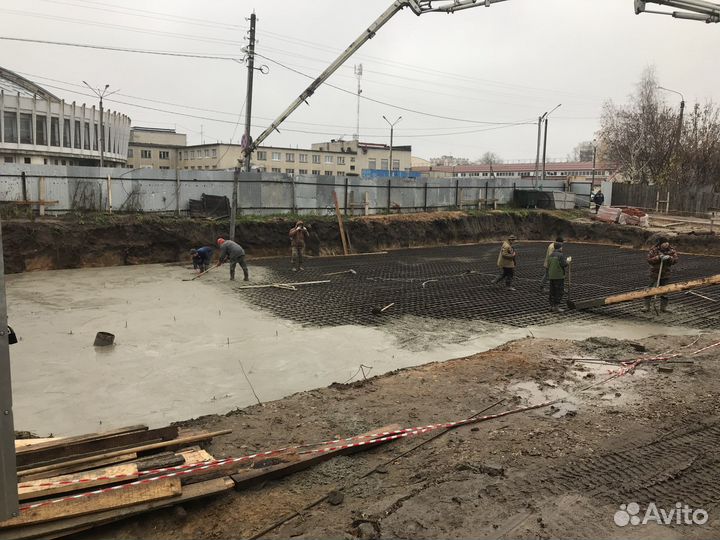 Строительство фундамента