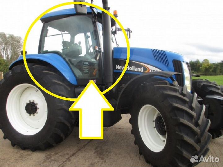 Стекло правое New Holland TG 210 230 255 285