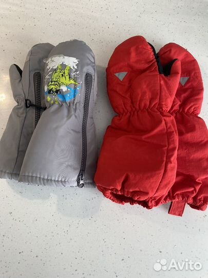 Варежки зимние детские