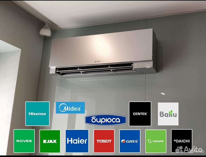 Монтаж - тех обслуживание- продажа Сплит систем