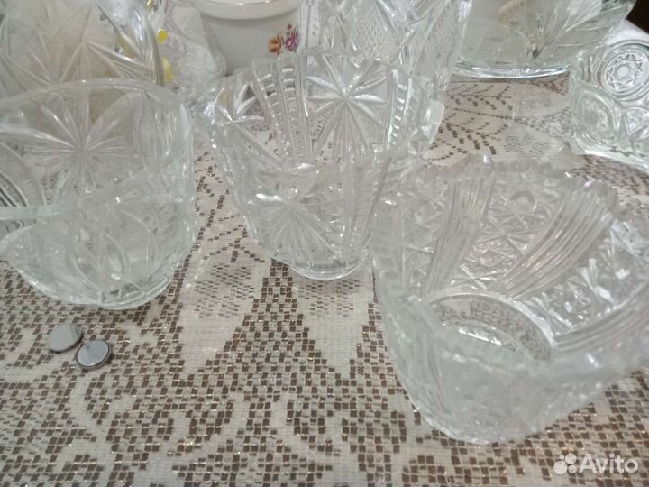 Хрустальные и стеклянные вазы