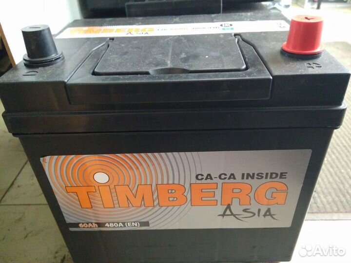 60 ач аккумулятор Timberg Asia 6ст-60 оп