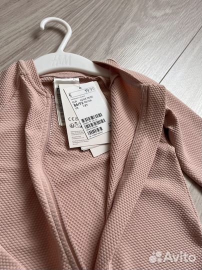 Купальник h&m 86/92р новый слитный с рукавом