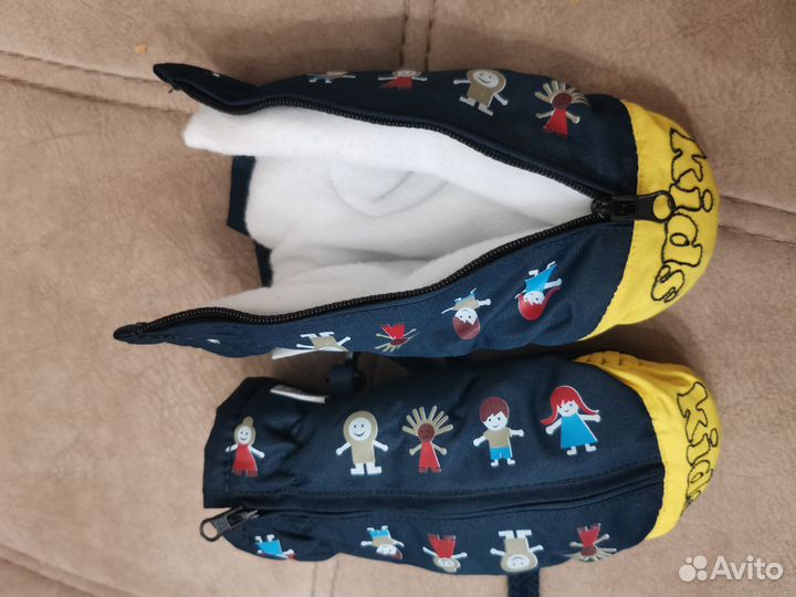 Варежки зимние 1-2 года