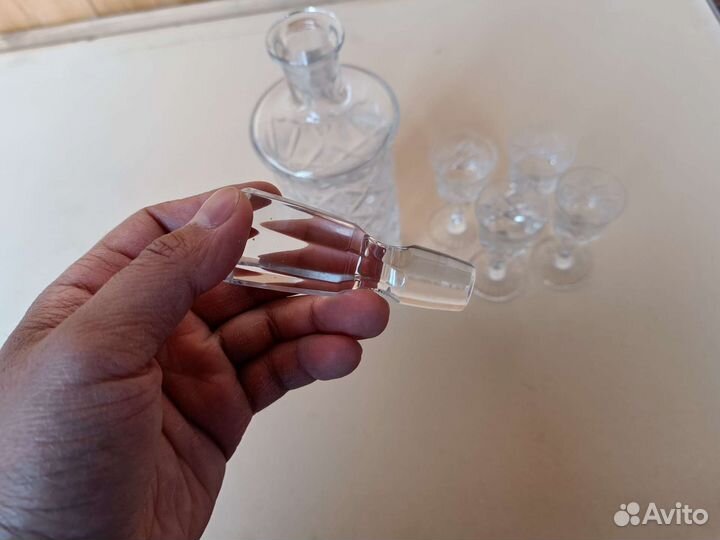 Графин штоф с рюмками СССР