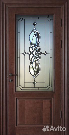 Витражи с фацетами для кухни и дверей