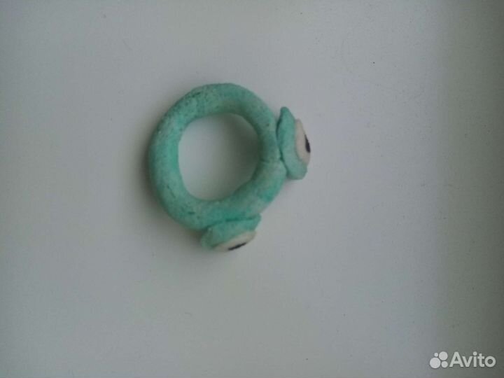 Кольцо лягушка (ручной работы)