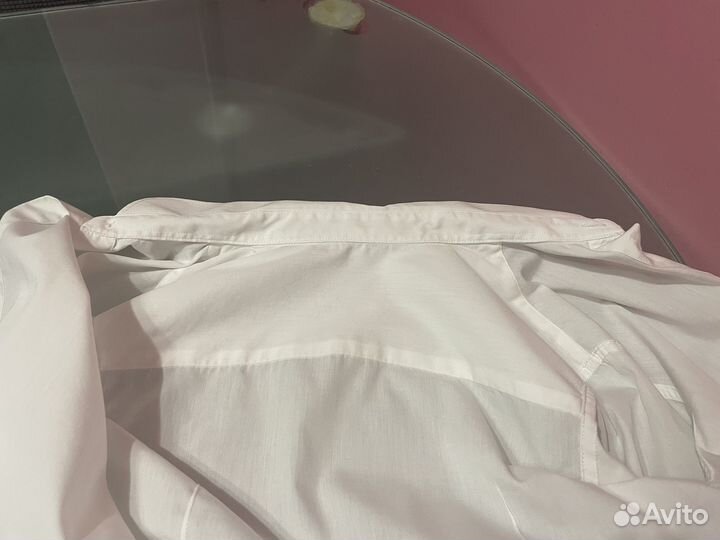 Рубашка белая на мальчика 146