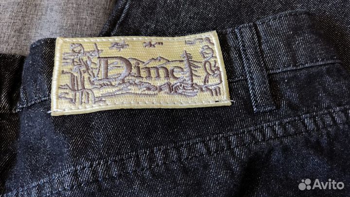 Джинсы широкие dime