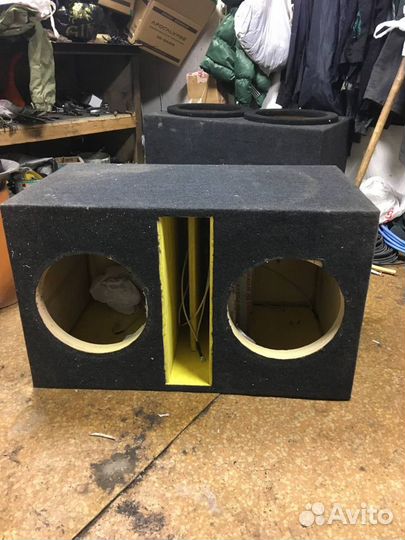 Короб под subwoofer 2*12
