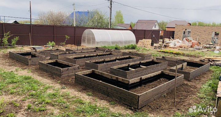 Деревянные грядки