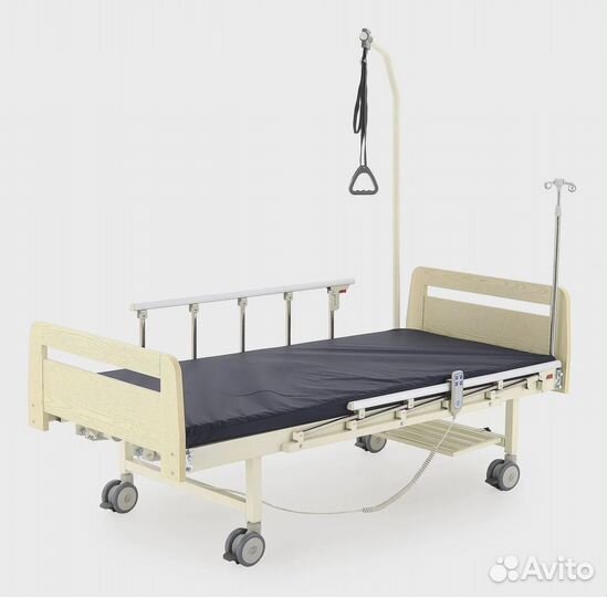 Медицинская кровать металическая с механизмом